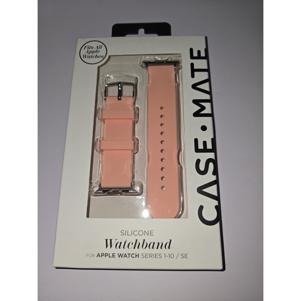 Case Mate Apple Watch Band‎ Black Silicone Fits An Apple Watch